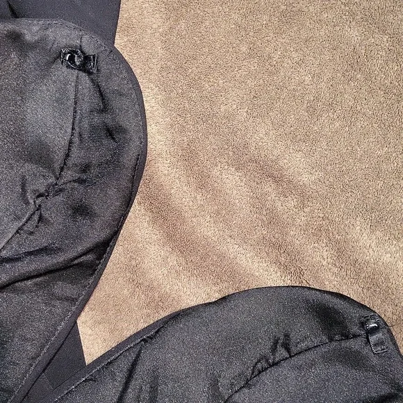 Jarlo Valentina Deep V Plunge Strapless Tailored Jumpsuit / Sz 2 / Black - Picture 11 of 17